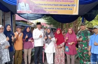 Masyarakat Kecamatan IV Jurai Menerima Bantuan Kartu BPJS Gratis