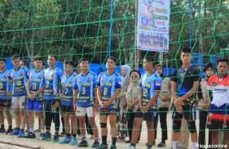 Open Tournament Bola Voli JVC CUP II 2024 Jalan Jawa Dibuka Bupati Hamsuardi