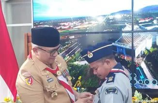 Peringatan Hari Pramuka ke-63, Pramuka Padang Sambut Hangat Pengakap Perak Tengah Malaysia