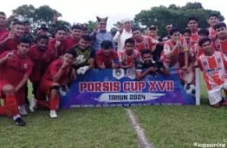 Pinal Sepak Bola Open Tournament Porsis XVll 2024 di Jorong Simpang