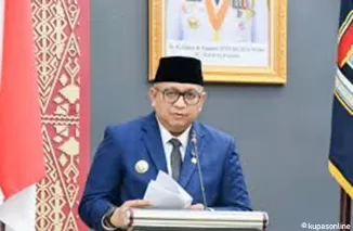 Pj Wali Kota Padang Hadiri Pelantikan Pimpinan DPRD Kota Padang Periode 2024-2029