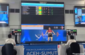 PON XXI Aceh-Sumut 2024: Lifter Putri Sumbar Mayang Sari Hanya Finish di Posisi 7 Kelas 76 Kg