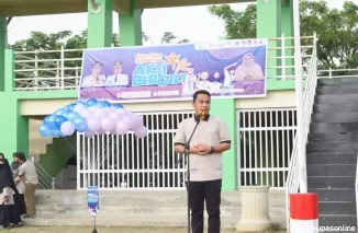 Wawako Ramadhani Kirana Putra dikegiatan Gerakan Aksi Begizi Kota Solok Tahun 2024