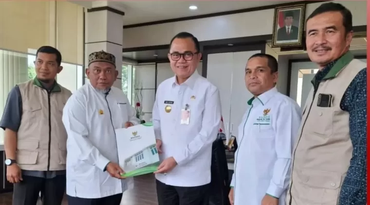 Audiensi, Baznas Laporkan Kegiatan,  Pjs Wako : Tingkatkan Percayaan Publik