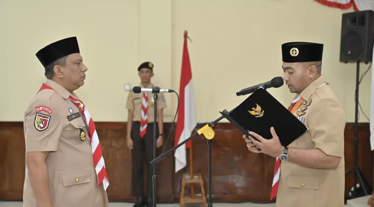 Audy Joinaldy Lantik Pengurus Pramuka Mentawai 2023-2028