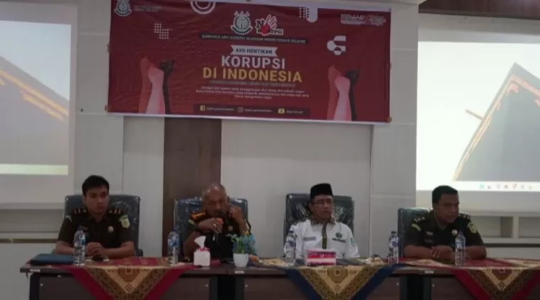 Kejari dan Kemenag Pessel Kolaborasi Dalam Mensosialisasikan Kampanye Anti Korupsi