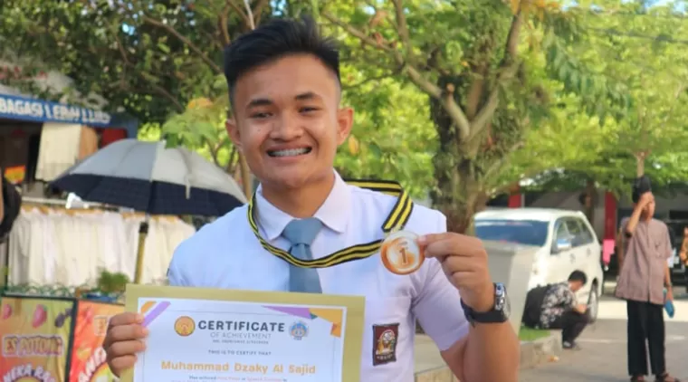 Muhammad Dzaky Al Sajid, Juara I Speech Contest TAIKAI 2024 di Universitas Negeri Padang