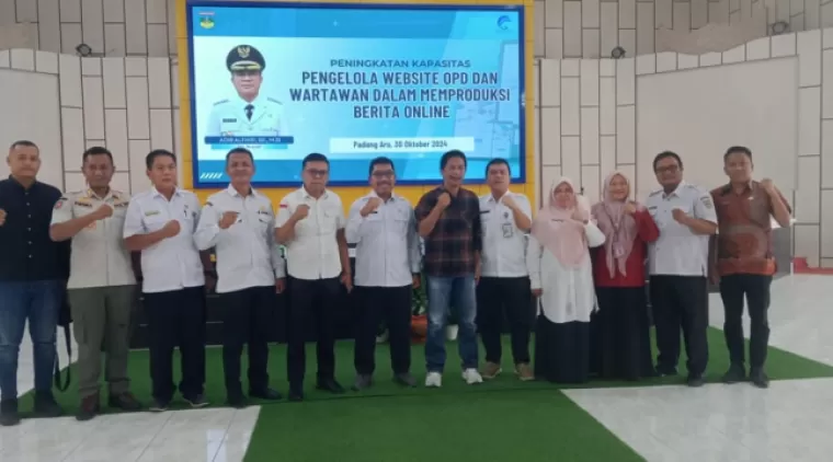 Pengelola Website OPD dan Wartawan Diberikan Pelatihan Oleh Dinas Kominfo