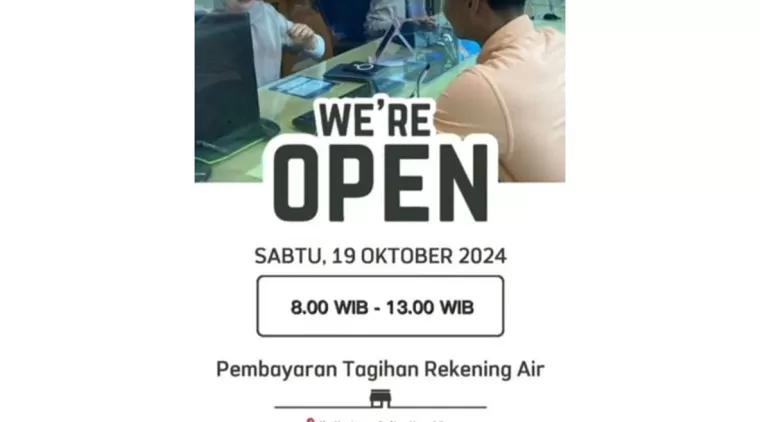 Perumda AM Padang Tetap Buka Layanan Sabtu untuk Kemudahan Konsumen