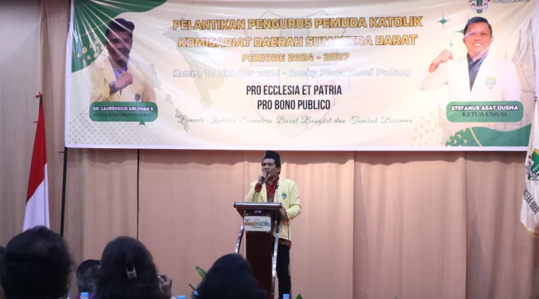 Rilis Pelantikan Pengurus Pemuda Katolik Komisariat Daerah (KOMDA) Sumatera Barat Periode 2024-2027