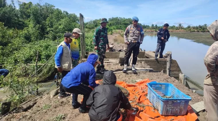 Satgas TMMD 122, Beserta Bhabinkamtibmas Melaksanakan Patroli di Wilayah Tana Tidung