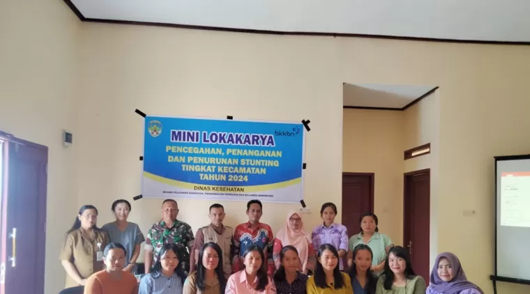 Satgas TMMD 122 Hadiri Undangan Mini LokaKarya Dalam Rangka Percepatan Penurunan Stunting