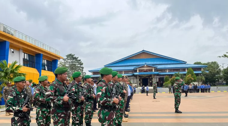 Satgas TMMD 122 Ikut Melaksanakan Upacara Sumpah Pemuda