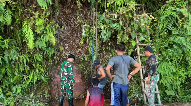 Terus Berlanjut Satgas TMMD Lakukan Pengeboran Mata Air capai 20 Persen