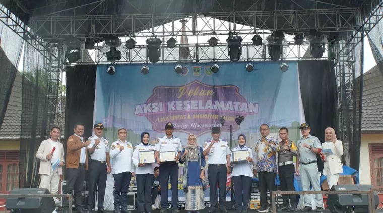 Tingkatkan Kesadaran Lalu Lintas, Dishub Sumbar Gelar Pekan Aksi Keselamatan di Padang Panjang