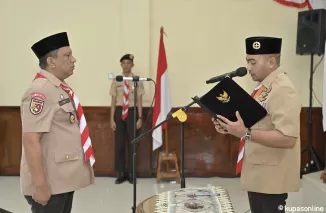 Audy Joinaldy Lantik Pengurus Pramuka Mentawai 2023-2028