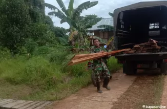 Hampir Rampung RTLH Pak Gatot Capai 75 Persen