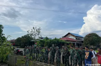 Kegiatan Rutin Apel Pagi Satgas TMMD 122