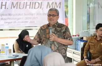 Ketua DPRD Sumbar, Muhidi, Tampung Aspirasi Warga Padang Timur, Fokus pada Peningkatan Pendidikan dan SDM