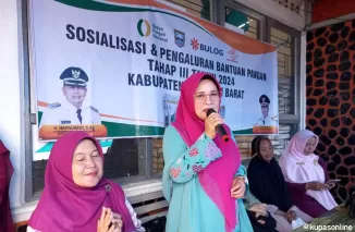 Ketua TP-PKK Pasbar Bersama Dinas Ketahanan Pangan Tinjau Penyaluran Bantuan CPP di Kecamatan Sungai Aur