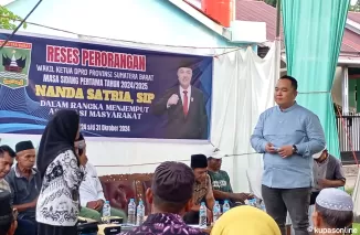 Nanda Satria Wakil Ketua DPRD Sumbar Siap Perjuangkan Aspirasi Warga Padang Sarai