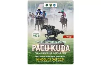 Pacu Kuda Tontonan Menyedot Perhatian Publik, Digelar 13 Oktober di Payakumbuh