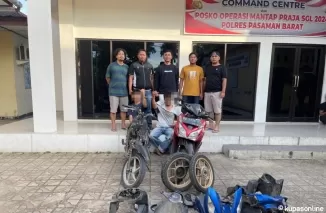 Pelaku Curanmor Dibekuk Tim Opsnal Satuan Reskrim Polres Pasaman Barat