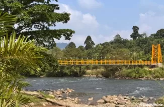 Pembangunan Jembatan di Nagari Lubuk Betung Inderapura Selesai Dibangun