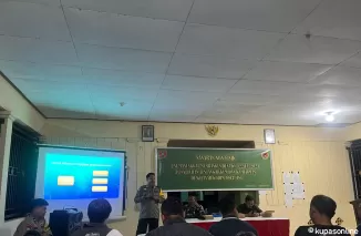 Penyuluhan Hukum dan KamTibMas di Lokasi TMMD 122