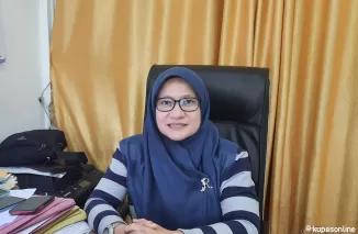 Kabid Cipta Karya Dinas PUPR dan Pertanahan Kota Pariaman, Rita.