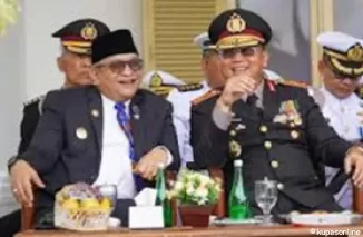 Pj Wali Kota Padang Andree Algamar Hadiri Upacara HUT TNI ke-79 di Istana Gubernur Sumbar