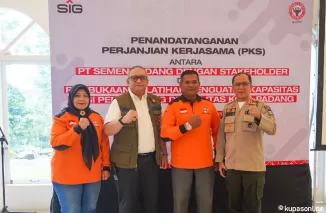 Pj Wali Kota Padang Resmikan Pelatihan Pemberdayaan Penyandang Disabilitas oleh PT Semen Padang