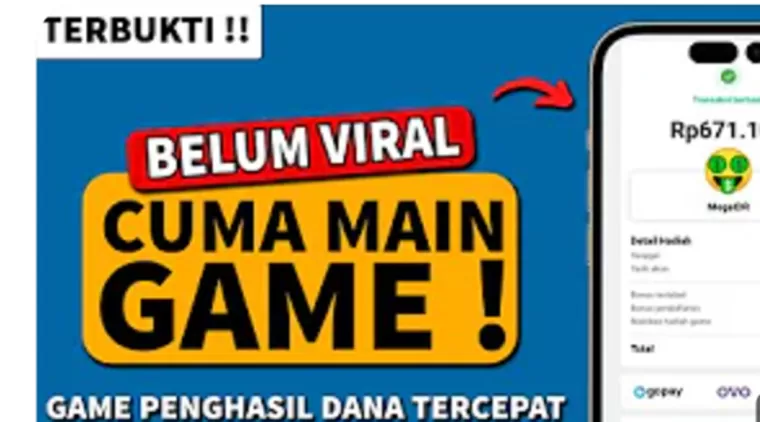 Cuman Main Game Bisa Dapatkan Uang Rp500 Ribu! Coba Sekarang dan Buktikan, 100% Membayar!