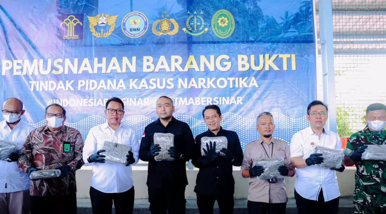 DPRD Sumbar Dukung Langkah BNN dalam Memusnahkan 624,5 Kilogram Ganja