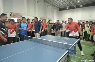 Turnamen Tenis Meja Antarpelajar Se-Sumbar, Riau, dan Jambi Resmi Dibuka oleh Plt Gubernur Audy Joinaldy di Solok Selatan