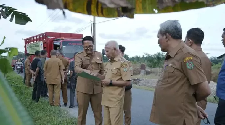 Bupati Asahan Tinjau Lahan Pembangunan Lapas