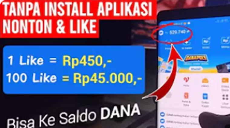 Dapatkan Uang Mudah dengan Like Video! Ini Cara Menghasilkan Rp450 per Like di Jasa Iklan View!