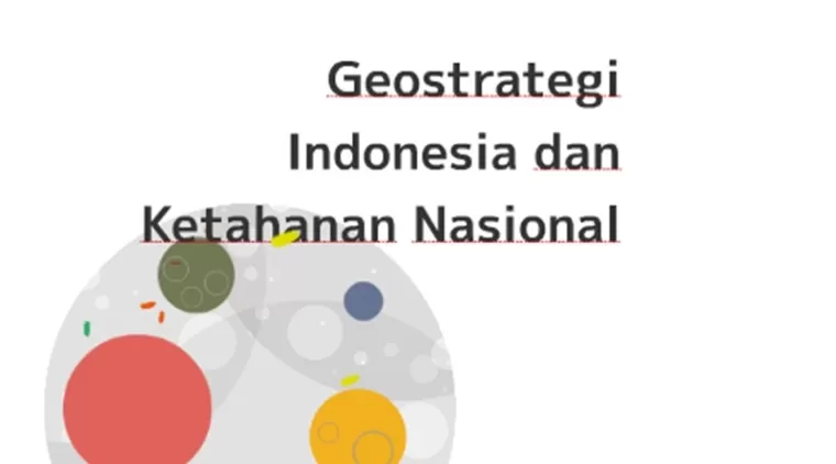 Geostrategi Indonesia dan Ketahanan Nasional