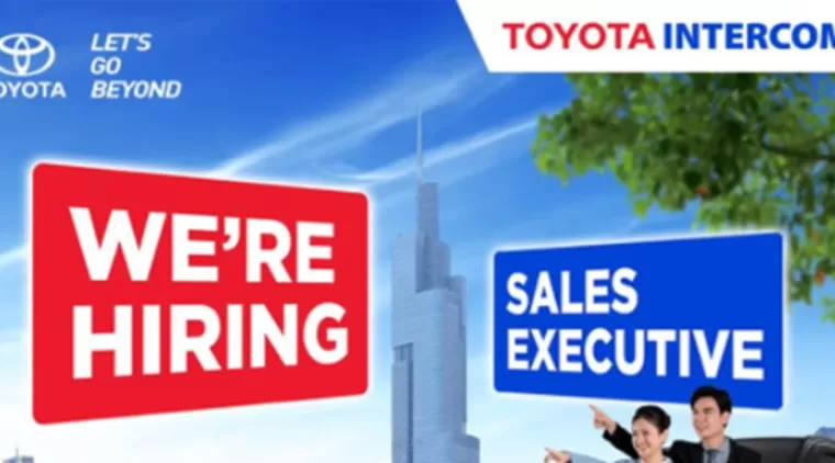 Kesempatan Karir di Toyota Intercom Padang! Lowongan Sales Executive Dibuka!