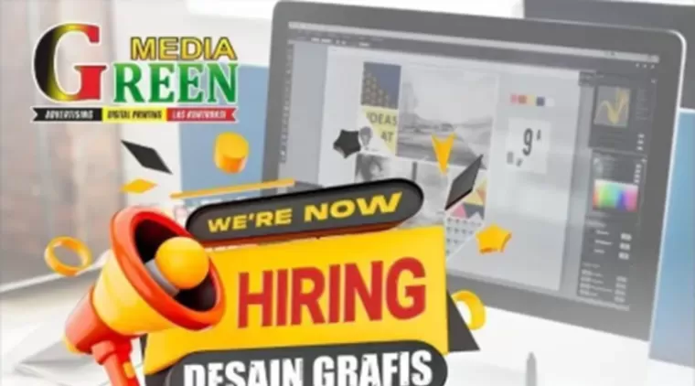 Lowongan Kerja Desain Grafis di Media Green Bukittinggi, Jangan Lewatkan Kesempatan Ini!