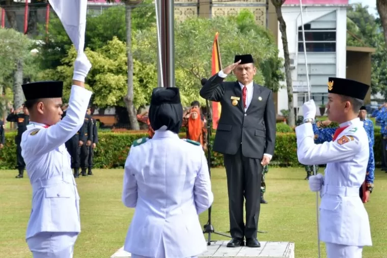 Pemerintah Kabupaten Agam menggelar Upacara Peringatan Hari Sumpah Pemuda yang ke-96