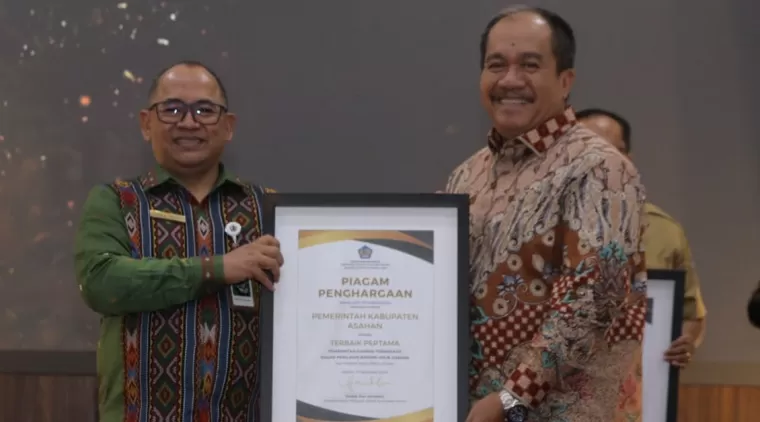 Pemkab Asahan Raih Peringkat I Penilaian Barang Milik Daerah Pada Kekayaan Negara Awards 2024