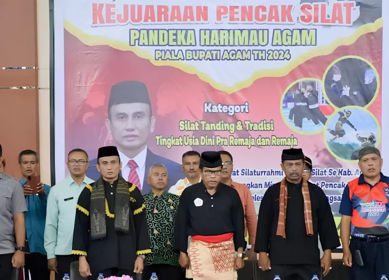 Pjs Bupati Agam Sebut Buka Kejuaran Pencak Silat Pandeka Harimau Agam