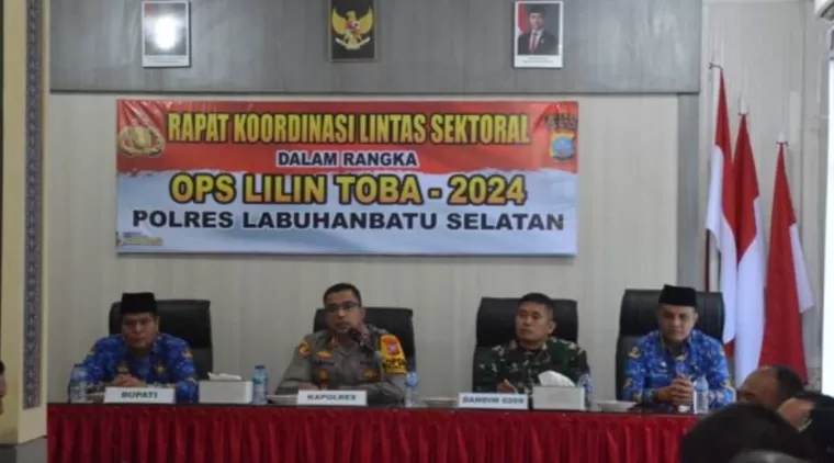 Polres Labusel Gelar Rakor Lintas Sektoral OPS Lilin 2024