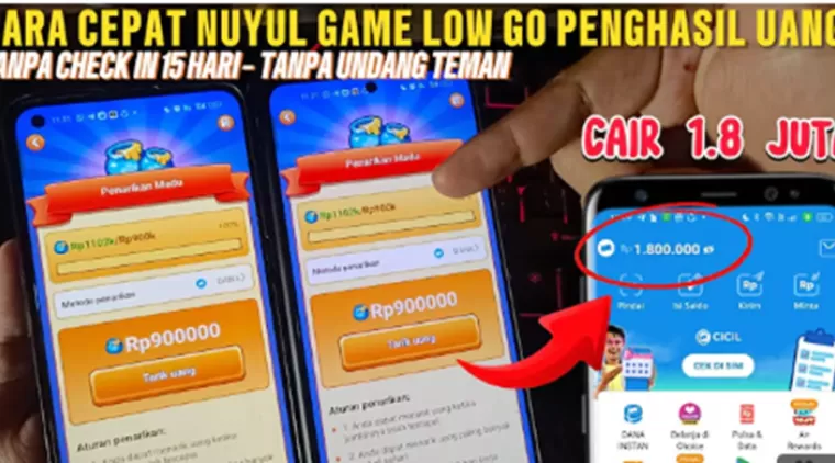 Trik Ampuh Dapatkan Rp900.000 dari Game Low Go, Begini Caranya! Ayo Coba!