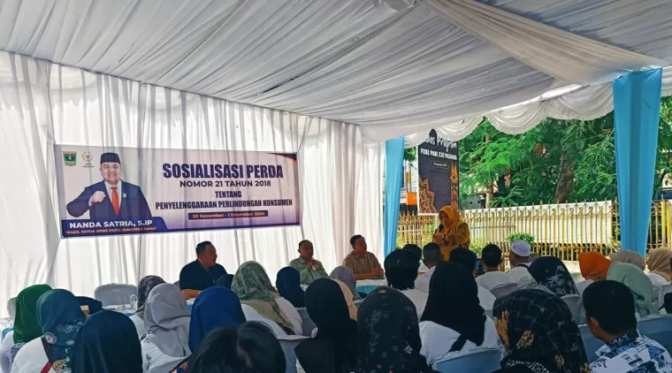 Wakil Ketua DPRD Sumbar Gencarkan Sosialisasi Perda Perlindungan Konsumen di Kota Padang