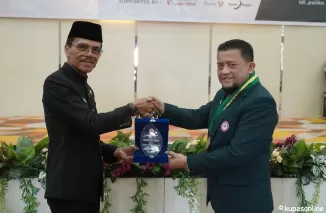 Bupati kabupaten Limapuluh Kota Safaruddin Dt. Bandaro Rajo ucapkan selamat kepada ketua IDI Paliko periode 2024-2027 yang dikomandoi dr.Efriza Naldi, Minggu 8 Desember 2024.