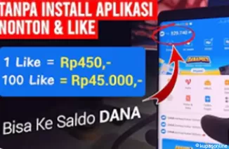 Dapatkan Uang Mudah dengan Like Video! Ini Cara Menghasilkan Rp450 per Like di Jasa Iklan View!