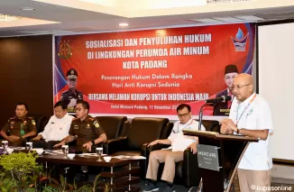 Di Perumda AM Padang, Kejari Padang Melakukan Penyuluhan Hukum