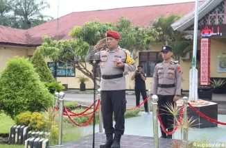 Kapolres Pasaman Barat Pimpin Apel Hari Jadi Fungsi Reserse Ke-77 Tahun 2024 Dengan Khidmat